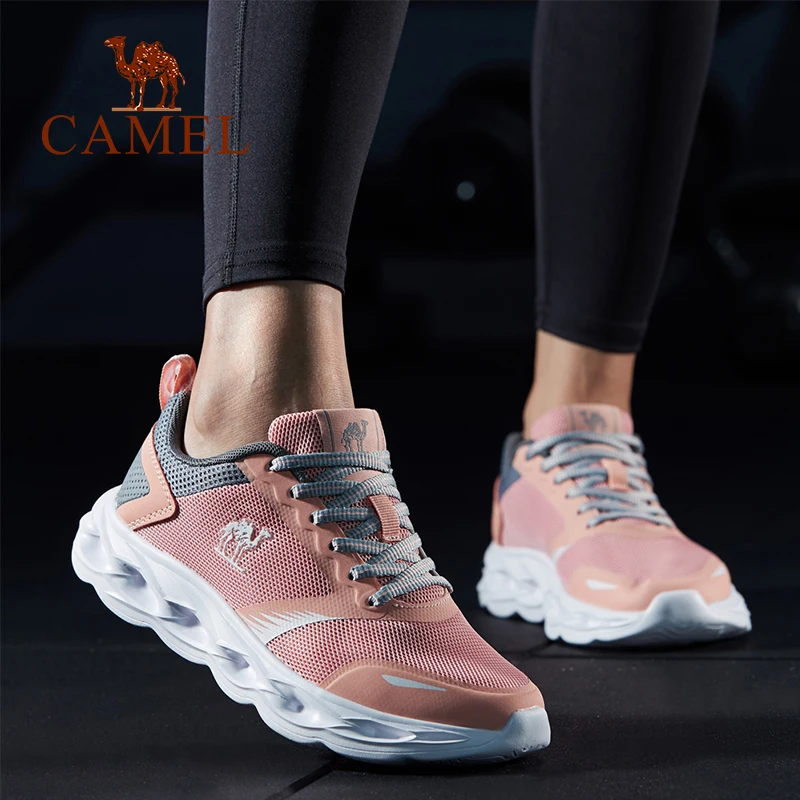per 2018 rosa grigio corsa Nero Nuovo da Scarpe donna Cammello traspirante Sneaker donna antiscivolo Non Leggero Sport wPxqIF11a