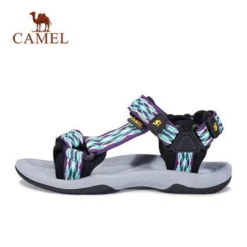 

CAMEL Unisex Trekking Summer Sandals Outdoor Beach Casual Men Women Anti-slip Hiking Fishing Stability Plaid