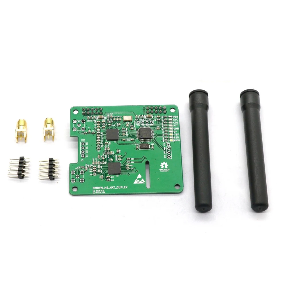 

Duplex MMDVM Hotspot Support P25 DMR YSF with 2 Antenna for Raspberry Pi New