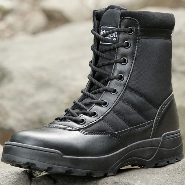 Men Tactical Military Boots Botas Tacticas Hombre Militar Army Boot  Motorcycle Ankle Combat Boots Black Botas Militares Hombre - AliExpress