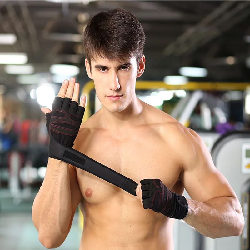 Gym Gloves Heavyweight Sports Exercise Weight Lifting Gloves Body Building Training Sport Fitness Gloves