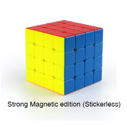 Valk 4 Valk4 M куб 4x4 60 мм магнитный скоростной Магнитный куб MoFangGe QiYi конкурсные Кубики Игрушки WCA головоломка волшебный куб на магнитах - Цвет: Strong stickerless