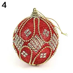 Елочные украшения пены мяч Рождественская игрушка вечерние свадебные орнаментом
