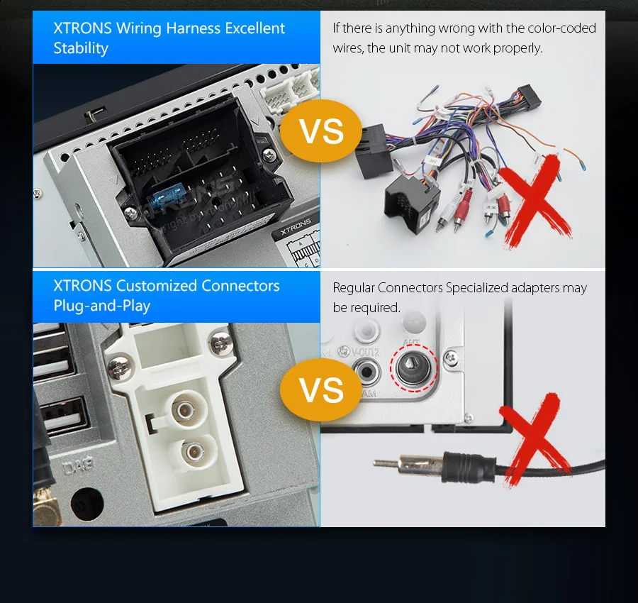 Clearance XTRONS Plug & Play Desig 9