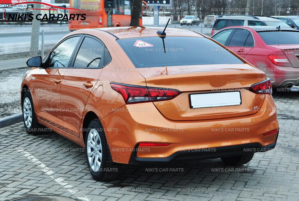 Брови на задних фонарях для hyundai Solaris-ABS пластиковые реснички ресницы для формования украшения автомобиля Стайлинг тюнинг аксессуары