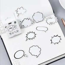 45pcs/box Black and white bubble dialog Decoration Adhesive Stickers Diy Stickers Diary Sticker Scrapbook Stationery Stickers 45pcs/box Black and white bubble dialog Decoration Adhesive Stickers Diy Stickers Diary Sticker Scrapbook Stationery Stickers