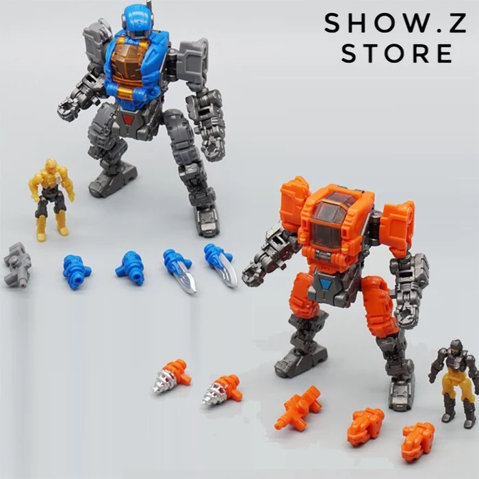 

[Show.Z Store]MechFansToys MFT Mech Fans Toys Power Suit DA-21 DA21 & DA-22 DA22 Diaclone Set of 2 Transformation Action Figure