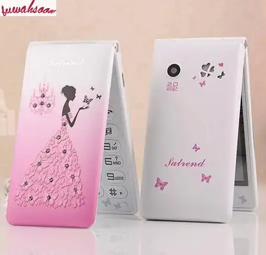 

Unlocked Flip Phone D11 Dual Sim 1800mah Card Women Girls Lady Cute Led Flashlight Cell Mobile Phone Kuh Celular 2sim