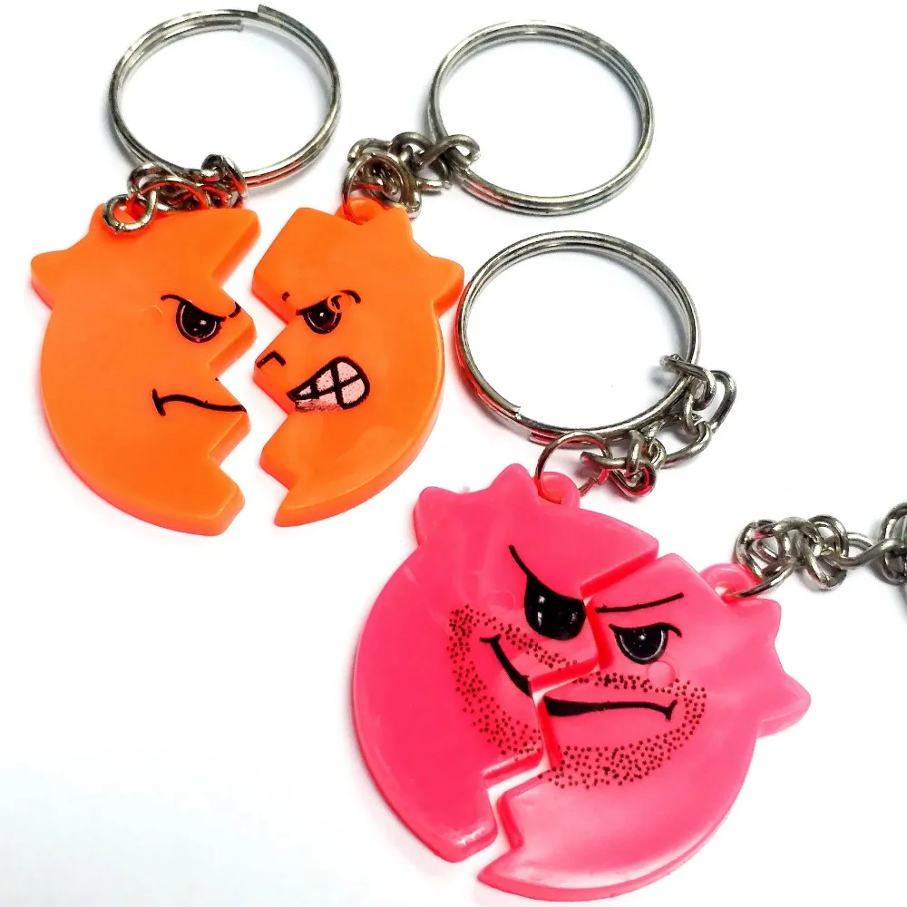 smile puzzle with keychain -8g