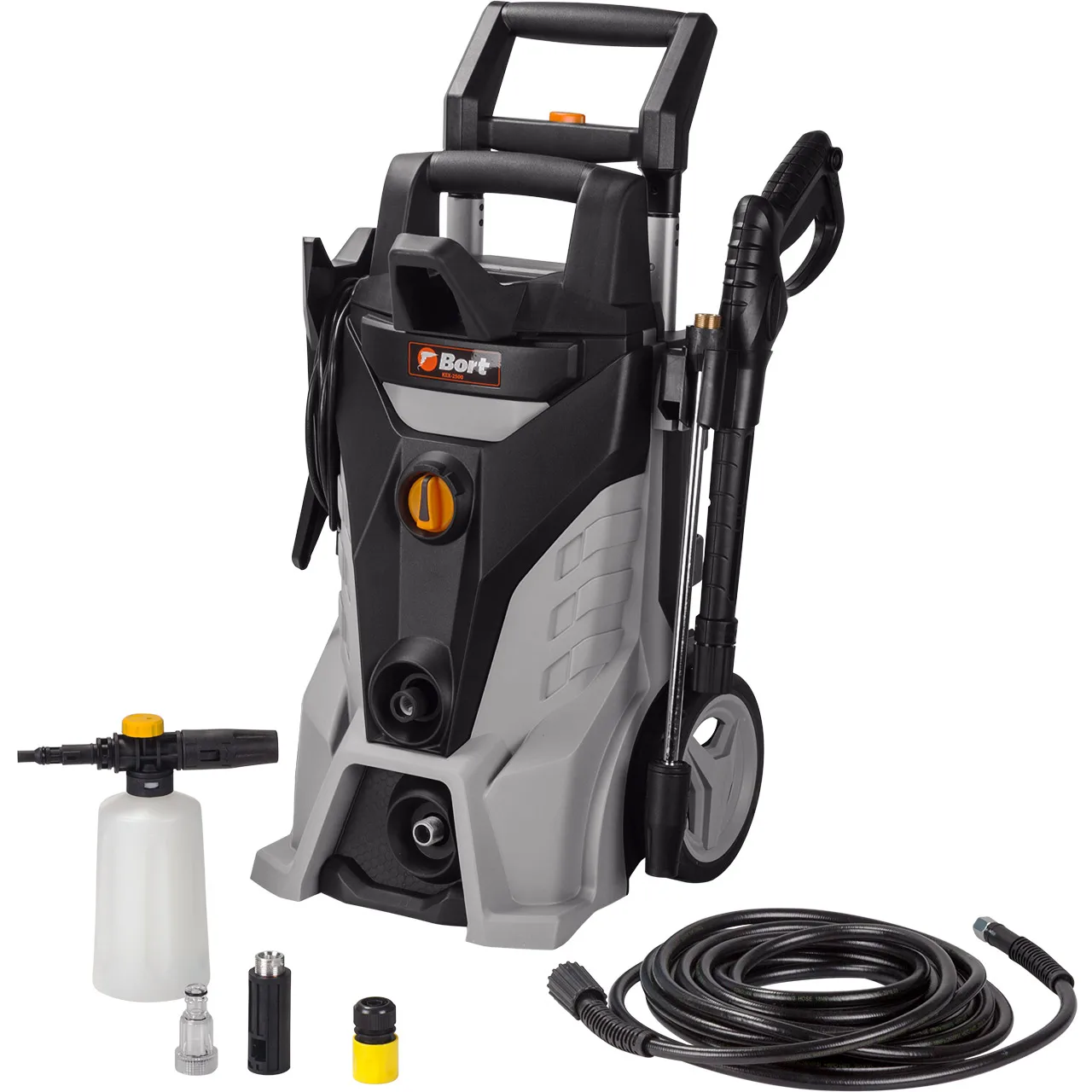 Мойка высокого давления Bort KEX-2500 (2400Вт, производительность до 480л/час, самостоятельный забор воды