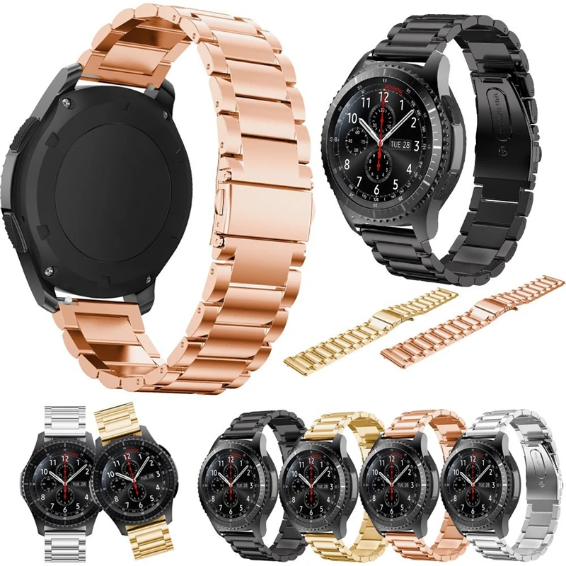 

Stainless Steel Watch Band Strap Metal Clasp for Samsung Gear S3 Classic Gear S3 Frontier
