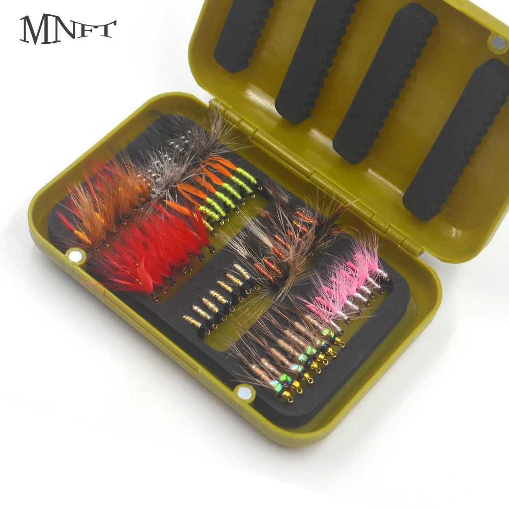 56 шт. разнообразные мушки MNFT для ловли форели|trout flies|fly flyfly fishing hooks |