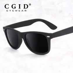 CGID 2018 Модные солнцезащитные очки Для мужчин поляризованные Зеркало UV400 Брендовая Дизайнерская обувь мужские солнцезащитные очки