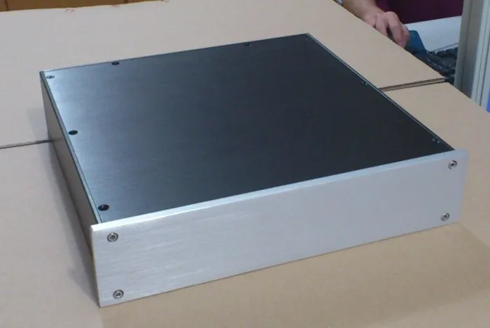 Полностью алюминиевый корпус усилителя мощности BZ3207F чехол преусилитель кожух DAC