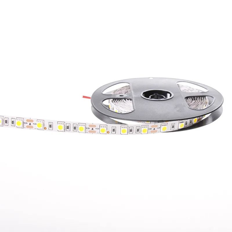 ECLH 5 м светодиодный светильник SMD5050 DC12V 60led/M светодиодный светильник не водонепроницаемый белый теплый белый синий зеленый красный лента