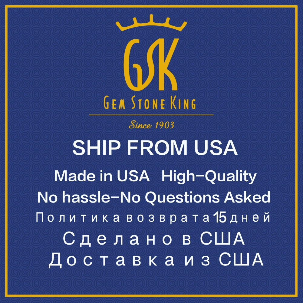 Кольцо GemStoneKing из стерлингового серебра 925 пробы женское кольцо на день рождения