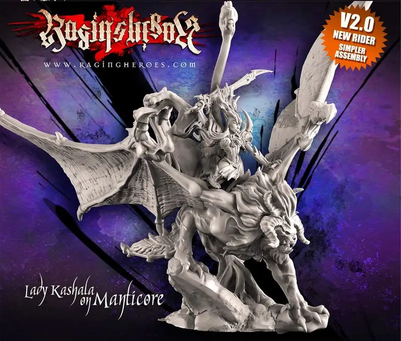 Manticore with Lady Kashala 01