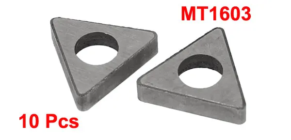 UXCELL Triangle Shape Carbide Cutter Insert Mt1603 10 Pcs For Woodturning