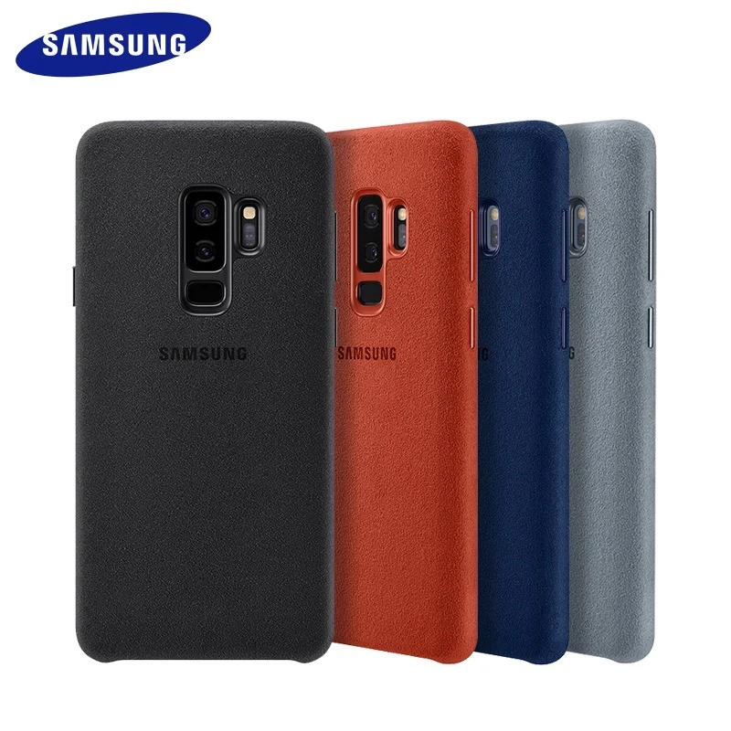 

100% GENUINE Original Samsung Galaxy S9 S9 plus S9+ ALCANTARA Leather Cover Anti-knock Anti-Fall Protection Case EF-XG960