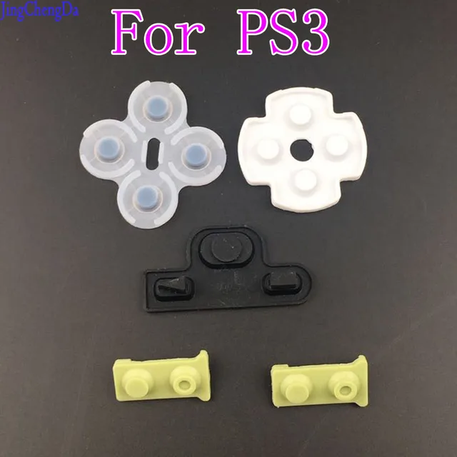 Best Price Jing Cheng Da For Sony PS3 Controller Repair Conductive Rubber Silicon Pads For Playstation 3 Handle Controller Replacement