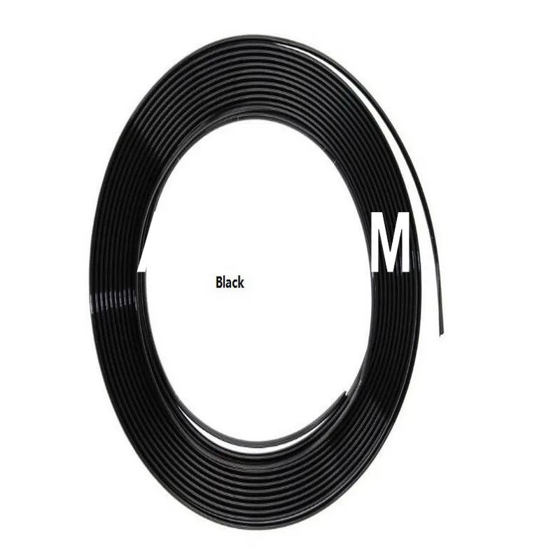 3M 6mm Glossy Black U Look Moulding Trim Car Caravan Truck Door Edging