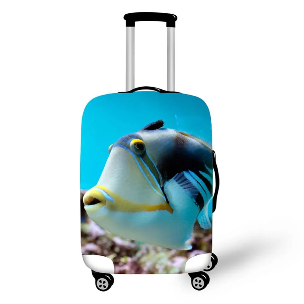 3D Design travel accessories suitcase protective covers 18-30 inch elastic luggage dust cover case stretchable 3D Design travel accessories suitcase protective covers 18-30 inch elastic luggage dust cover case stretchable