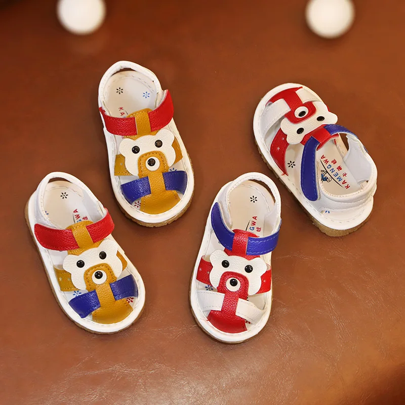 

Baby sandals newborn baby shoes soft bottom girl boy sandal Anti-Slip Rubber Sole Prewalker Summer Sandals