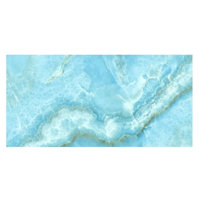 

Trendy Aqua Blue Onyx Marble Beach Surf Swimming Towel Modern Marble Bath Shower Towels for Kid Adult Bathroom Decor Travel Gift