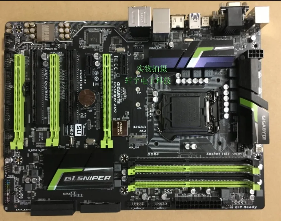 Для Gigabyte G1.Sniper Z170 оригинальная б/у материнская плата LGA 1151 DDR4 64G USB3.1 ATX | Компьютеры