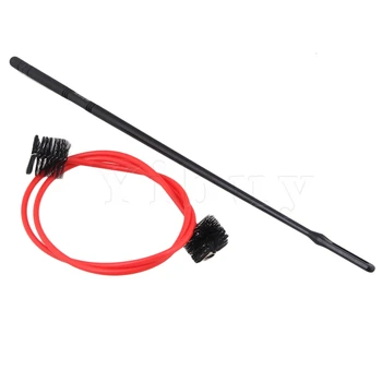 

Yibuy Red Plastic Spring Extension Flexible Trumpet Mouthpiece Brush Kit