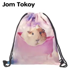 JomTokoy, Модный женский рюкзак, ананасы, с рисунком, для путешествий, софтбэк, женская сумка со шнурком, рюкзаки, skd29070