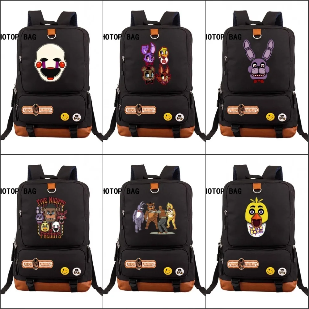 Горячая игра Five Nights At Freddy's Freddy Рюкзак студенческий книжный рюкзак школьный
