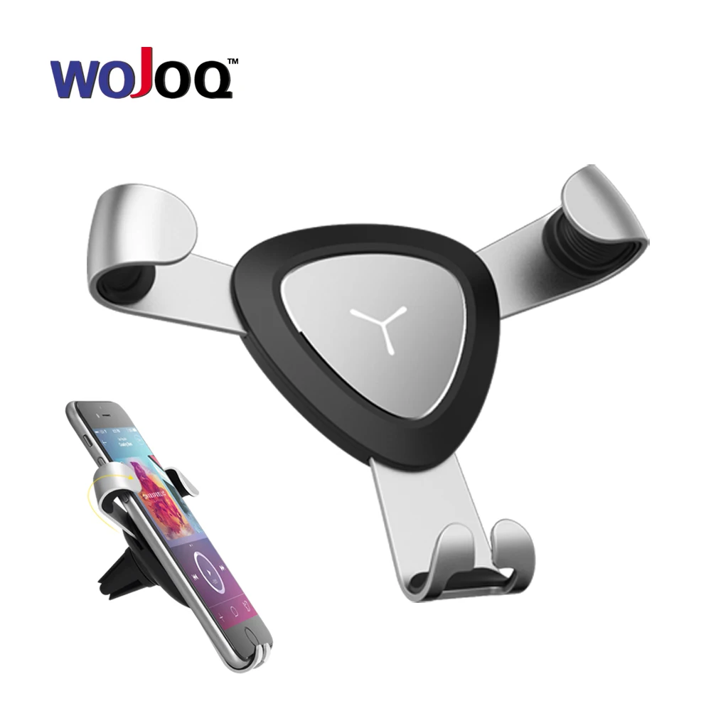 

WOJOQ Universal Car Phone Holder for iPhone 7 6s Plus Samsung S8 Gravity reaction Air Vent Mount Mobile Phone Holder Stand Car