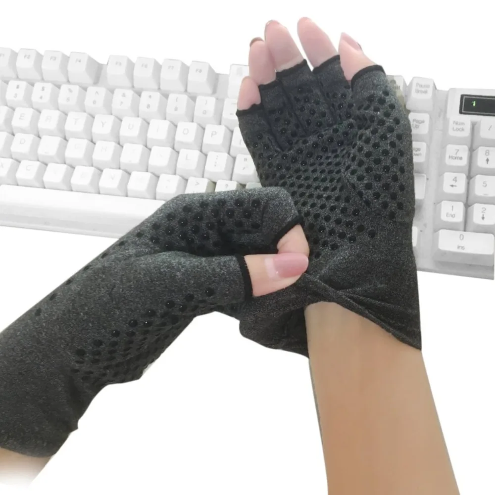 1 Pair Unisex Men Women Therapy Compression Gloves Arthritis Joint Pain