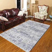 Else Nordec черно-белый ikat скандинавский геометрический 3d принт Противоскользящий килим моющийся декоративный килим Площадь Ковер богемный ковер