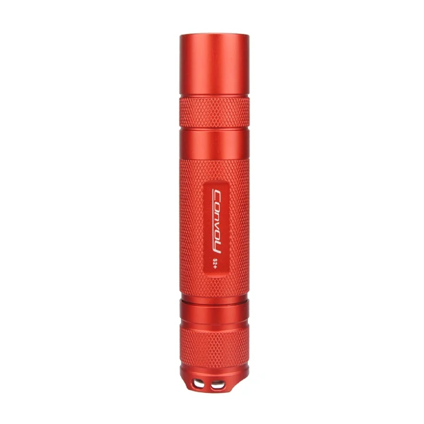 Новый алюминиевый сплав Convoy S2 + красный светодиодный фонарик корпус для DIY|convoy