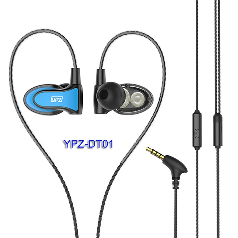 100% Оригинальные YPZ DT01 наушники мини двойной драйвер Extra Bass Turbo широкий Sound gaming headset