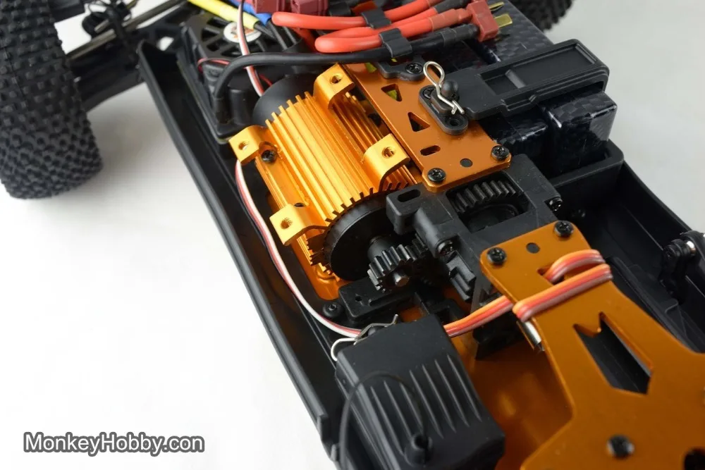 DHK 8381 1/8 Optimus XL 4WD EP RC Buggy рамка без каких либо электрических новый красный