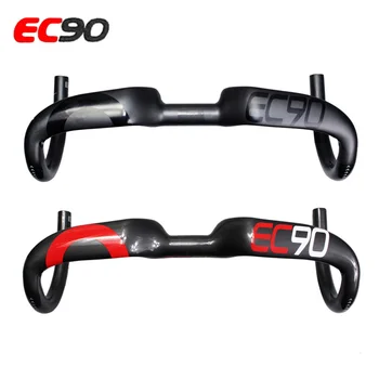 

EC90 Carbon Handlebar Road Bike 31.8 Top Carbon Fiber Highway Bicycle Handlebar Bent Bar 400/420/440MM Drop Bars