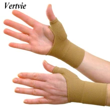 Vertvie гелевые силиконовые перчатки для поддержки запястья хаки полиэфирные фитнес-браслеты защитные облегчающие растяжение запястья пальцев перчатки для спортзала