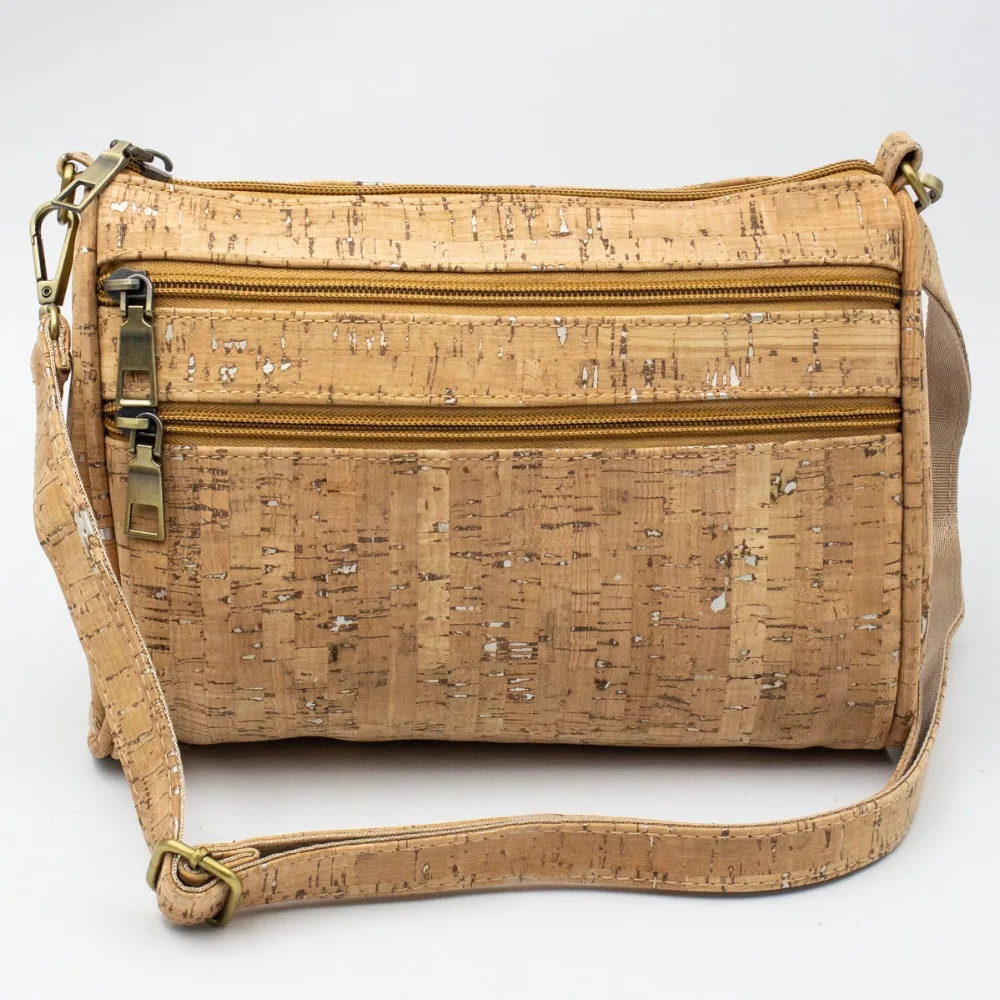 أكياس الفلين الفلين حقائب كتف للنساء الفلين الطبيعي مع الفضة الفلين الأصلي اليدوية crossbody حقيبة حقيبة-161