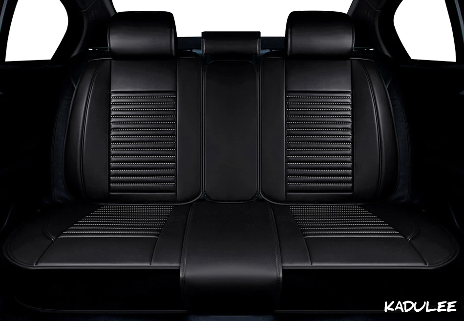 Kadulee(Передний+ задний) чехлы для сидений автомобиля Audi A6L R8 Q3 Q5 Q7 S4 RS Quattro A1 A2 A3 A4 A5 A6 A7 A8 авто аксессуары для укладки волос