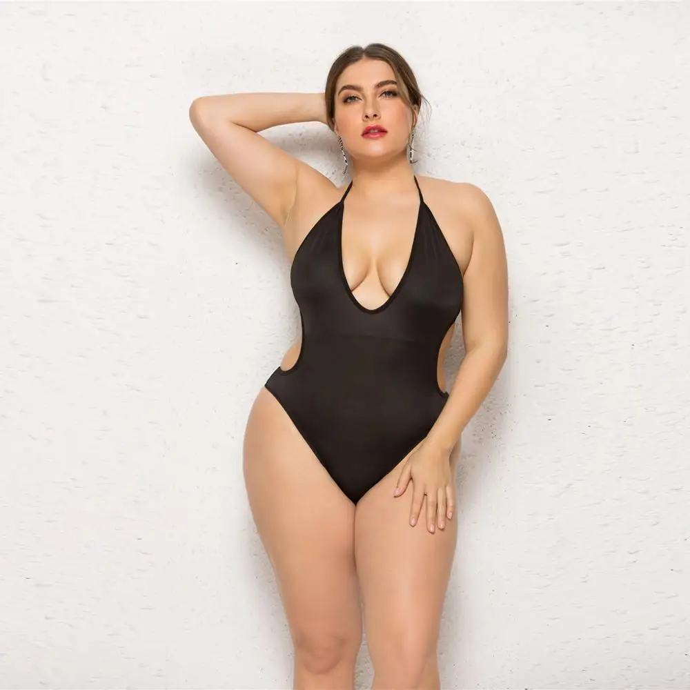 Женский купальный костюм badpak Dames A50 бикини с глубоким v образным вырезом и