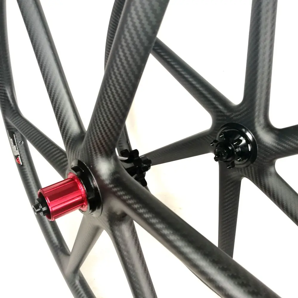 BIKEDOC 29er колеса для горных велосипедов 6 говорил углерода колесной с изделие chosen спереди TA сзади QR