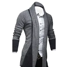 Fashion Men’S Fashion High Street Hip-Hop Cardigan Sweater Stitching
