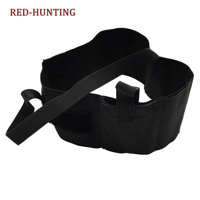 

Tactical Adjustable Concealed Carry Band Waist Pistol Holster for Glock 17/ M9 A1 USP Hunting Belt Girdle Gun Holder Size M L XL