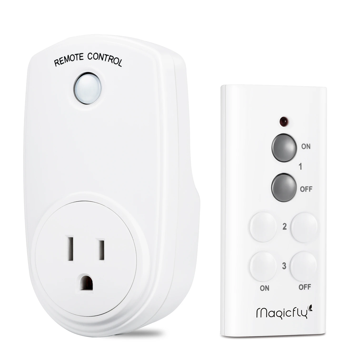 Magicfly Remote Wireless Wall Socket Wall Mounted Outlet for Smart Home