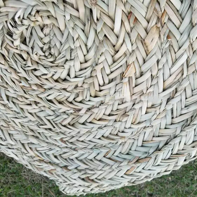 Women Straw Bags Female Summer Beach Handbag Lady Large Capacity Vintage Circle Bag Bohemian Handmade Weave Totes Bag SS3124 (5)