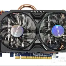 Для GIGABYTE GV-N75TOC-2GI Видеокарта для nVIDIA 750Ti GeforceGTX 2 ГБ 128Bit GDDR5 Видеокарты DVI Используются Карты