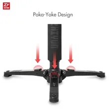 Zhiyun официальный Телескопический монопод для Zhiyun кран 2 Zhiyun Ручные стабилизаторы стабилизатор с 1/4 “крепежный винт